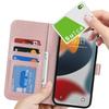 For iPhone 13 Pro Stand Case Shockproof Leather Wallet Phone Cover