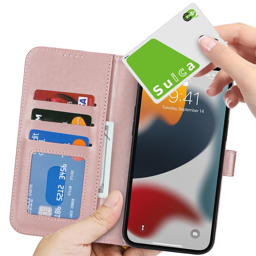 For iPhone 13 Pro Stand Case Shockproof Leather Wallet Phone Cover