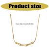 Fashion Collarbone Chain Simple Stainless Steel Short Necklace Adjustable Chain Necklace Fashion Jewelry for Any Occasion
