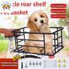Bike Rear Pet Basket Cat Carrier Bicycle Rear Shelf Basket  Bold Large Basket for Puppies and Cats Bike Accessories
