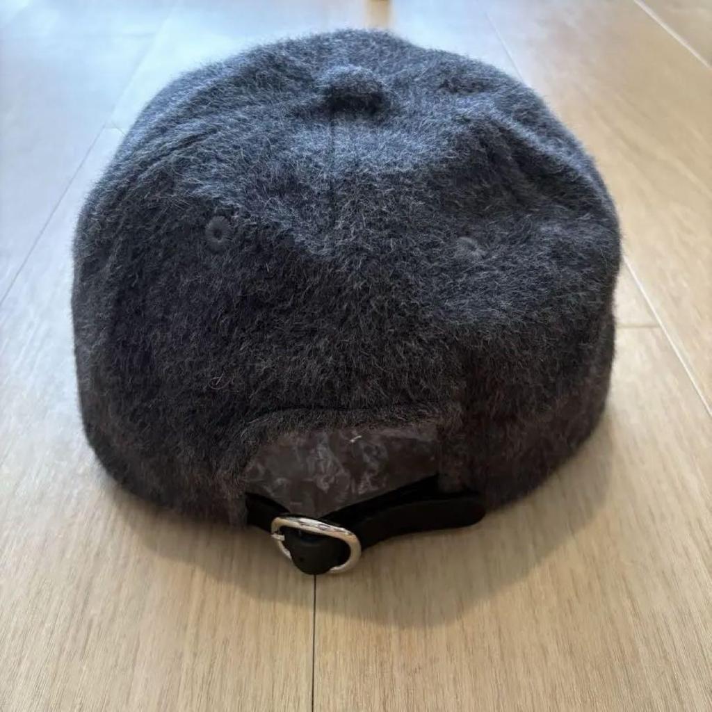 [USED] Takayuki Kijima Angora and Wool Cap, Dark Gray