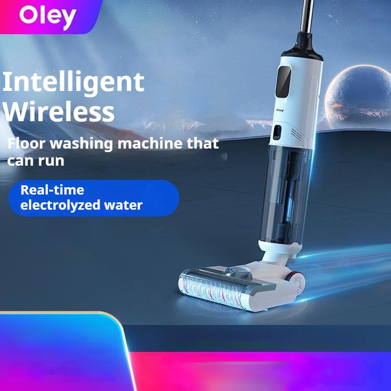 Wireless Washing Machine Smart Home Electric Voice Electrolysis Water Washing and Suction Mopping Machine Self-cleaning and Towing Integrated