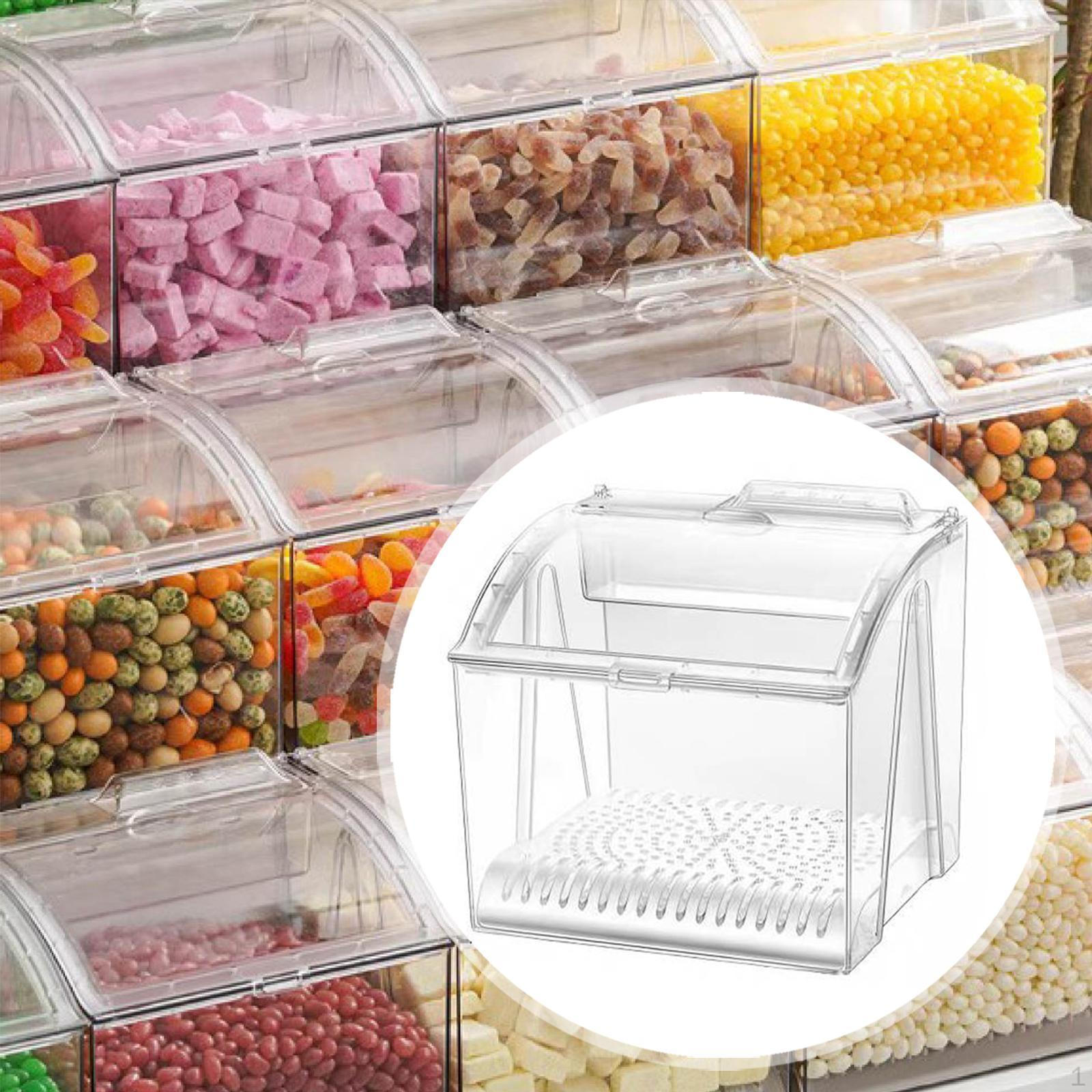 

Контейнер для хлеба Коробка для еды Открытый фронт Штабелируемый Витрина для закусок и выпечки для кухни Пекарен