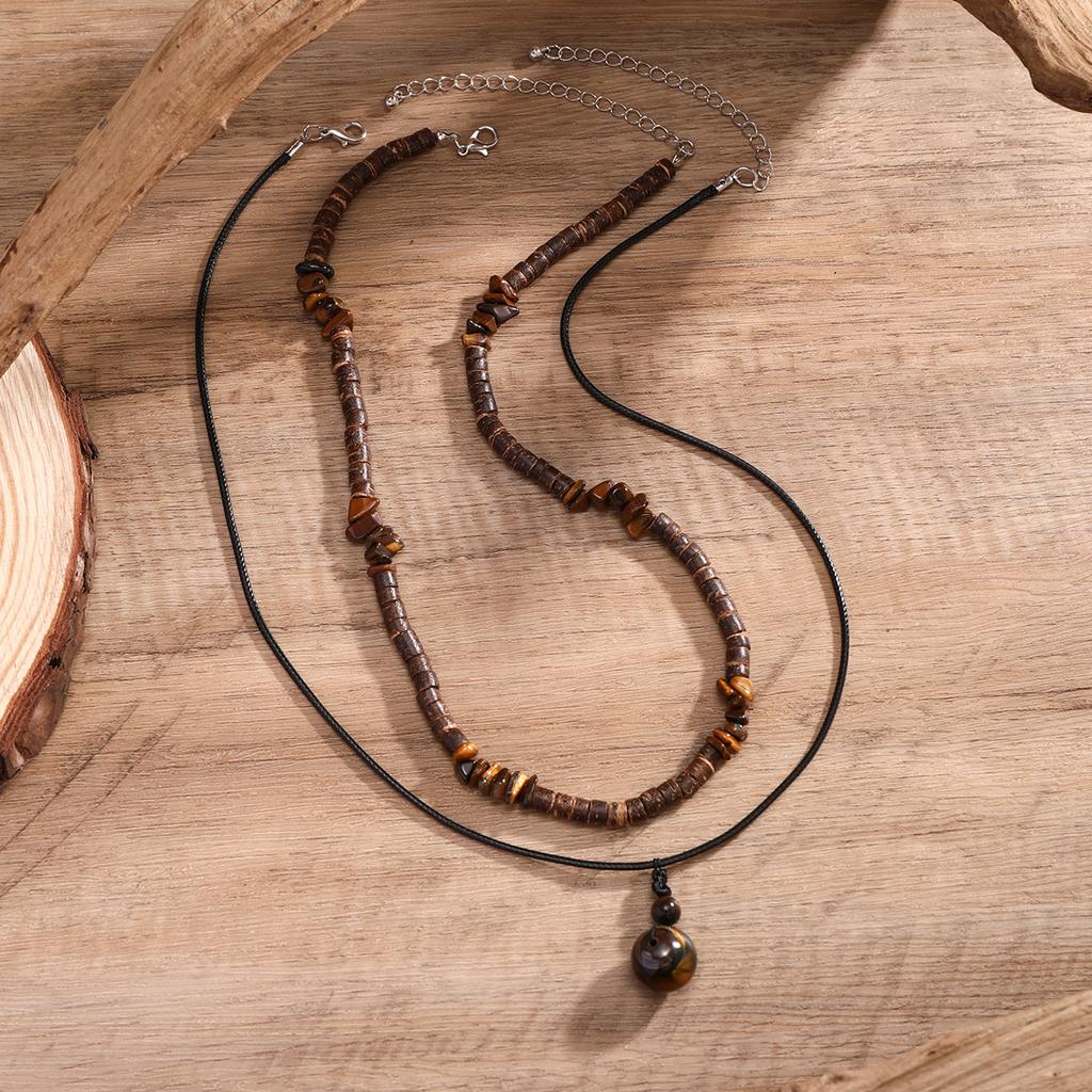 European and American Fashion Necklace Set Male Hip-hop Niche Stacked Wearing Sweater Chain Jewelry Male