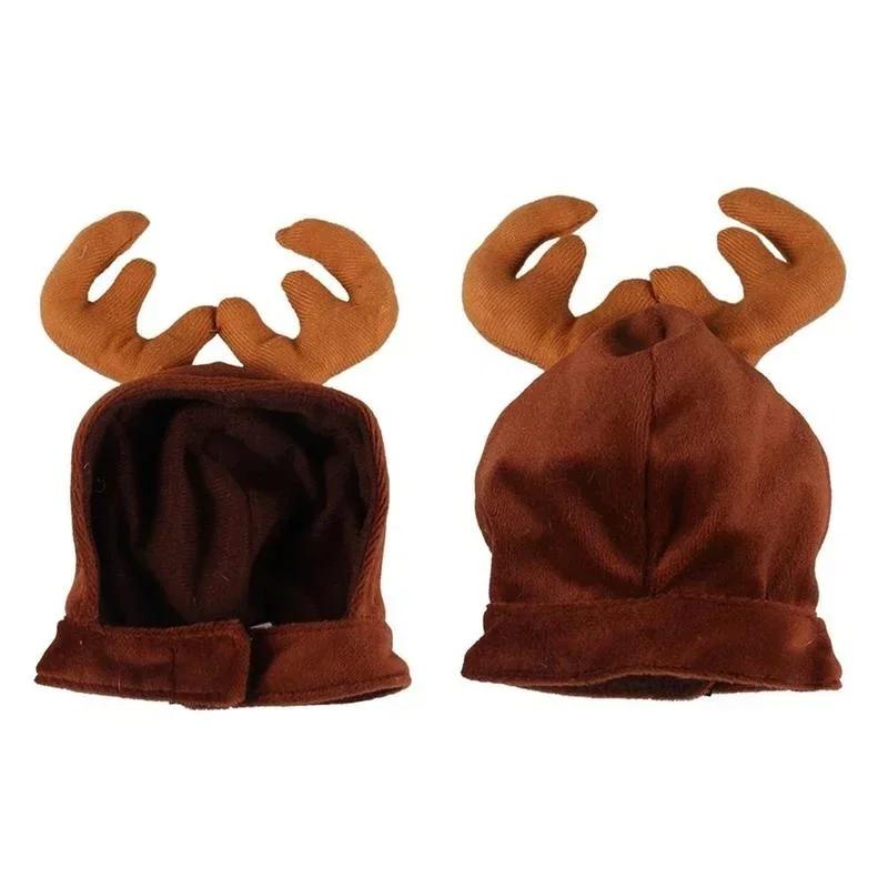 For Cats Dogs Kawaii Cute Cat Dog Halloween Christmas Reindeer Antler Hat and Bow Tie Collar