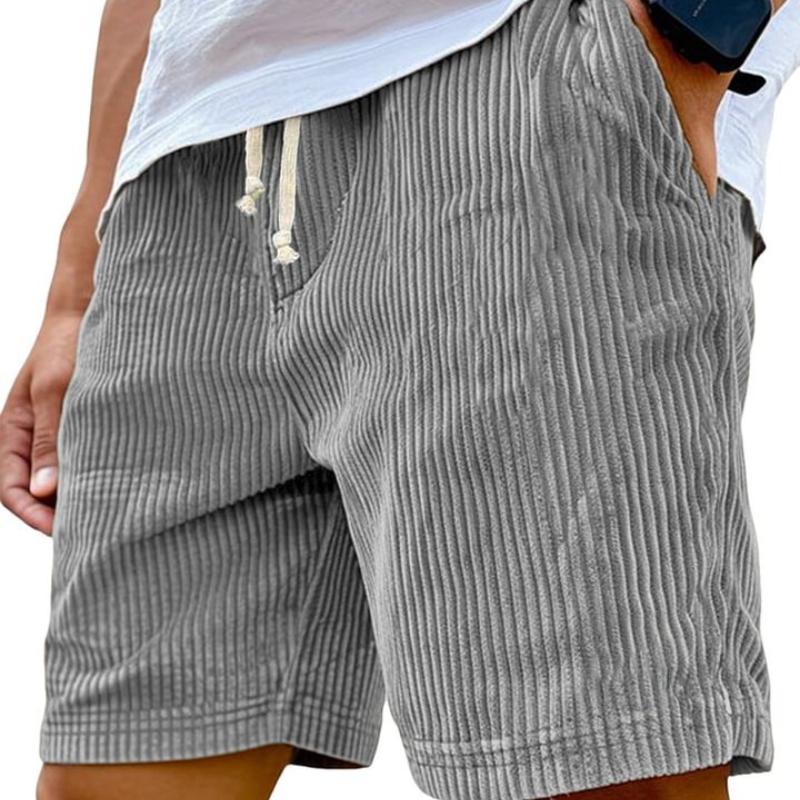 Herren Retro Modische Schnür-Freizeitshorts Mit Sorgfältig Entworfenen Taschen, Leichter Stretchstoff