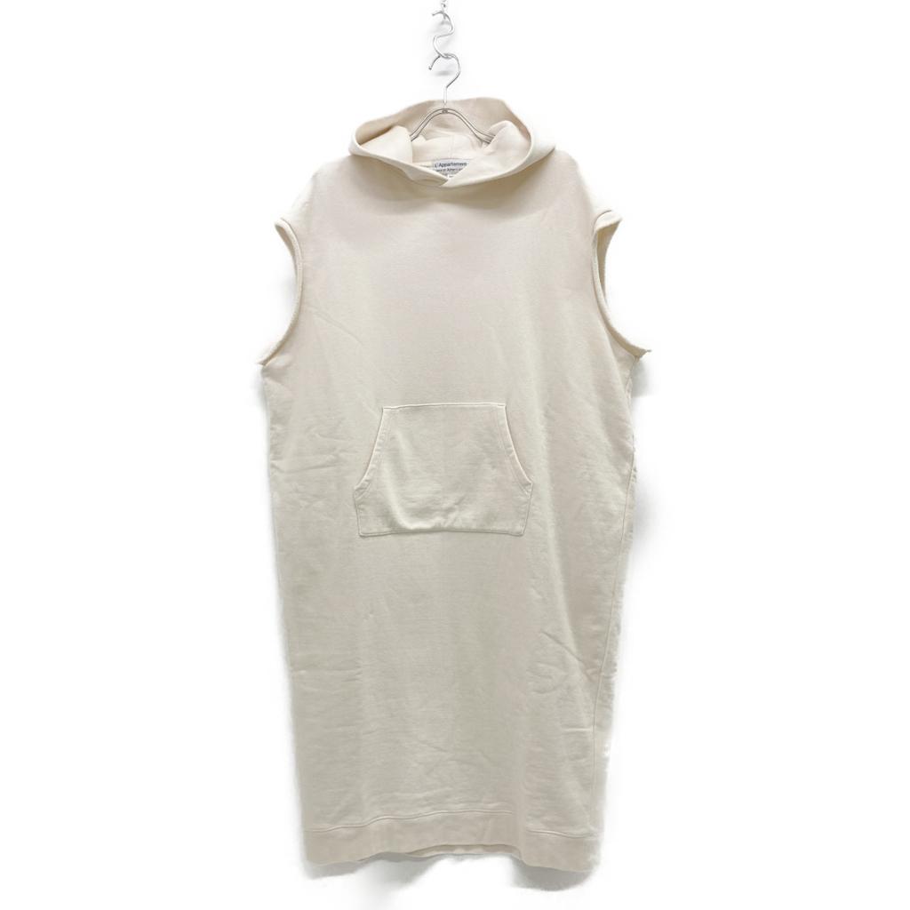 AMERICANA × Apartmont Exclusive Sleeveless Hoodie Sweat Dress Dress F IvoryUsed