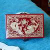 Vintage Filigree Jewelry Box with Copper Wire Inlaid Shells High Gloss Piano Lacquer Pingyao Polished Lacquerware