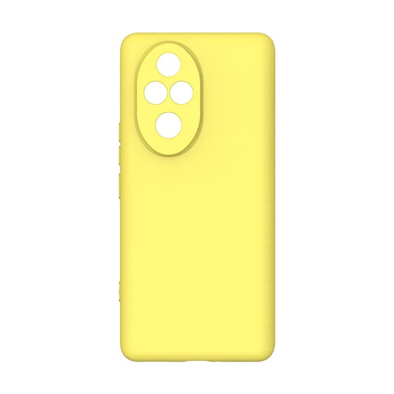 Suitable for Honor 500pro Imitation Raw Liquid Silicone Mobile Phone Case Tpu Honor X60 Solid Color Flocking Protective Case