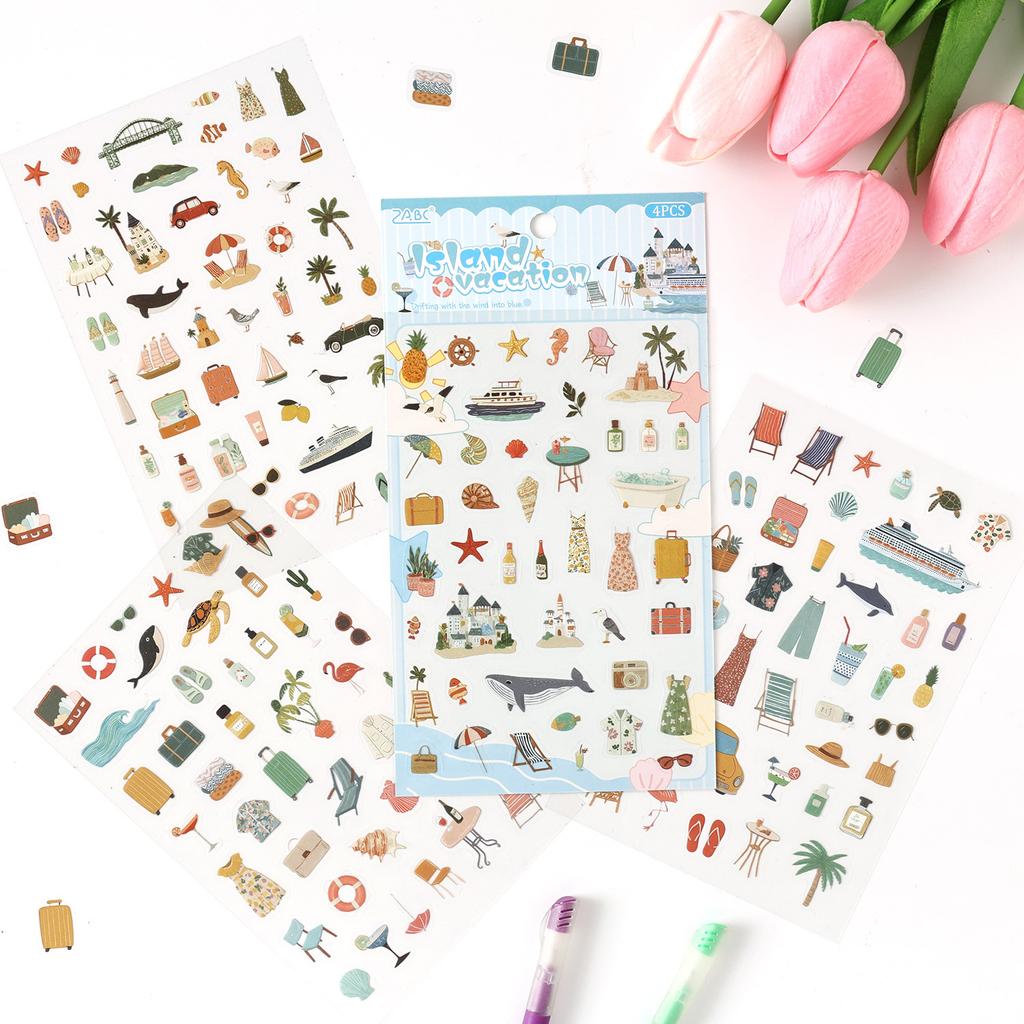 A Fleeting Pleasure Series Cute Life Landscape PET Sticker Creative DIY Journal Material Collage Scrapbooking Stationery