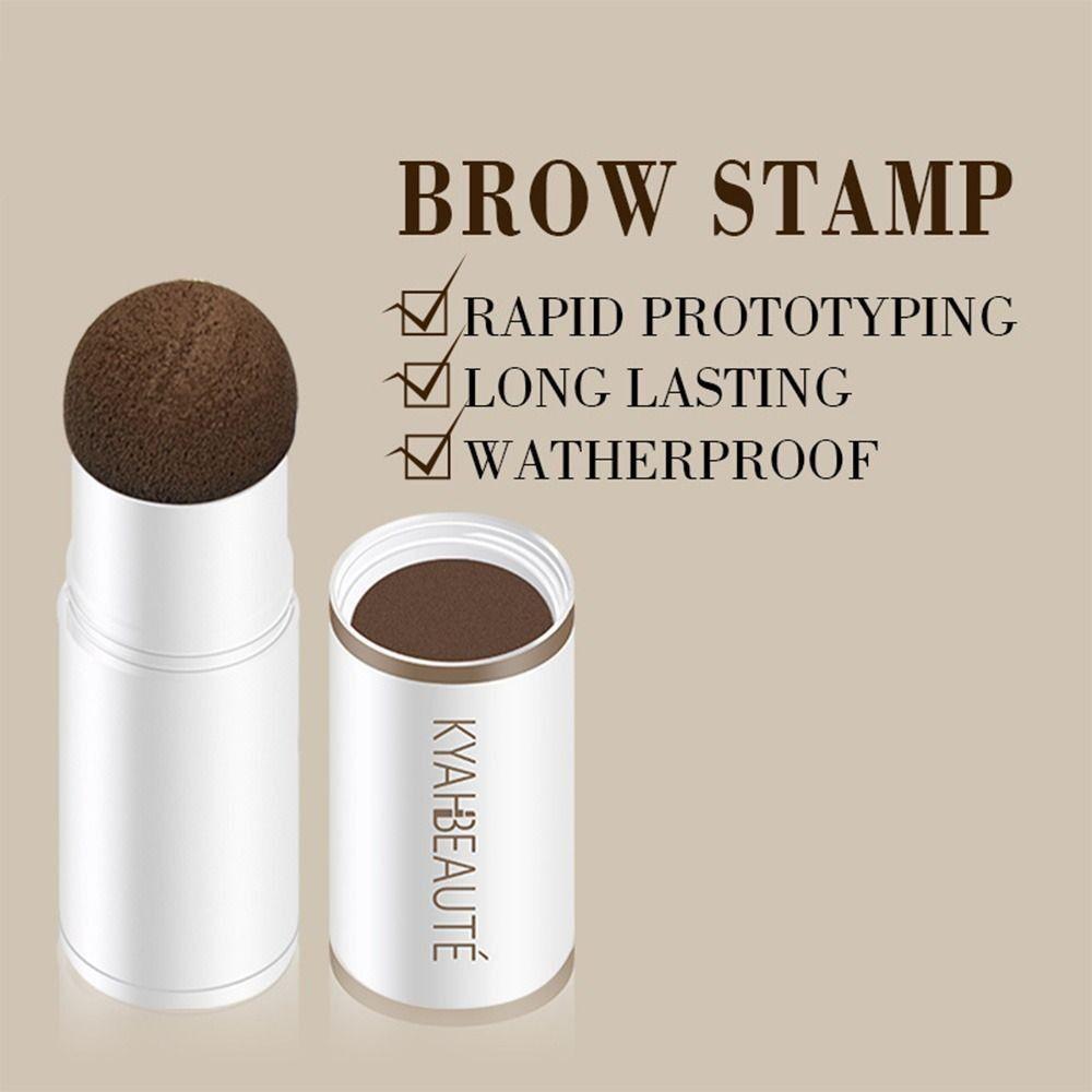 Long-Lasting Eyebrow Stamp Stencil Kit Waterproof Make-up Tool Brow Stamp Shaping Kit Woman