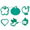 PP Small Halloween & Christmas Pumpkin Cookie Stamp Mold for DIY Baking