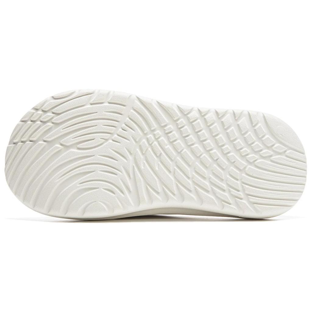 Li Ning Trendy Comfortable EVA Anti-Wear Non-Slip Flip Flops Unisex Footwear White AGAU017-1