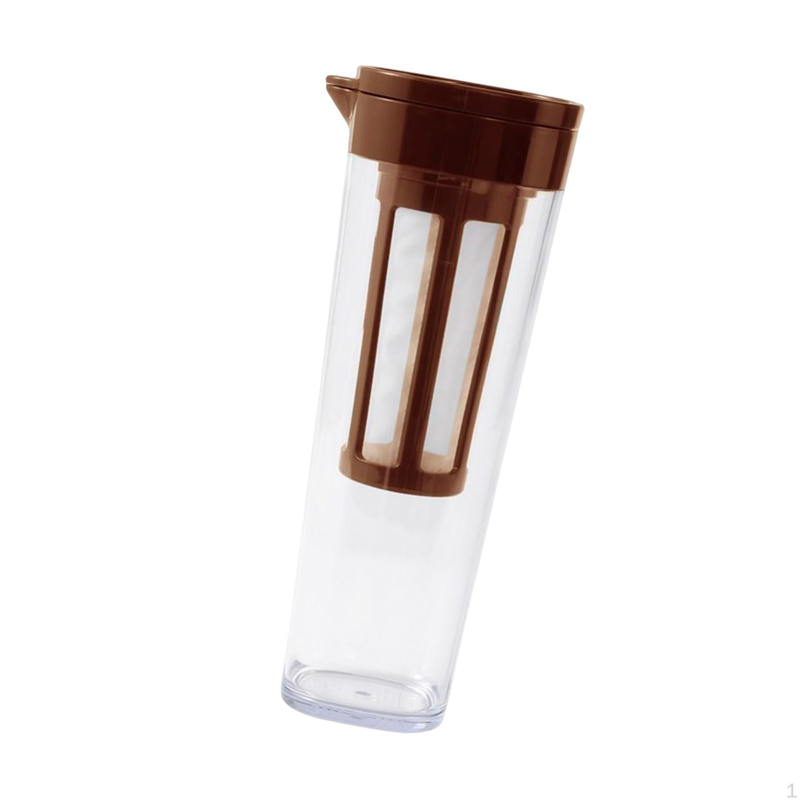 

1100ml Large Capacity Coffee Maker, Cold Brew Maker for Dinner коричневий