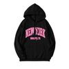 Casual Loose Hooded Sweater Fashion Print