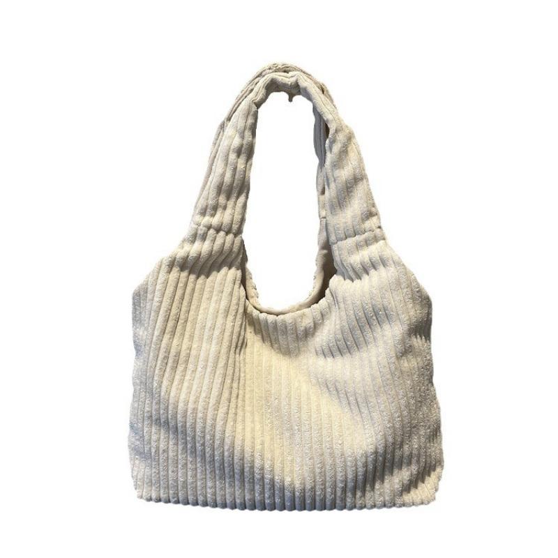 Fashion Personalized Large-capacity Tote Bag Women's New Casual Corduroy Handbag Versatile Shoulder Underarm Women's Bag