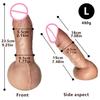 3 Größen Schwarz Big Dick Realistischer Dildo Riesiger Penis Erwachsene Anal Sexspielzeug für Frauen Männer Saugnapf Vagina Orgasmus G-Punkt Stimulator