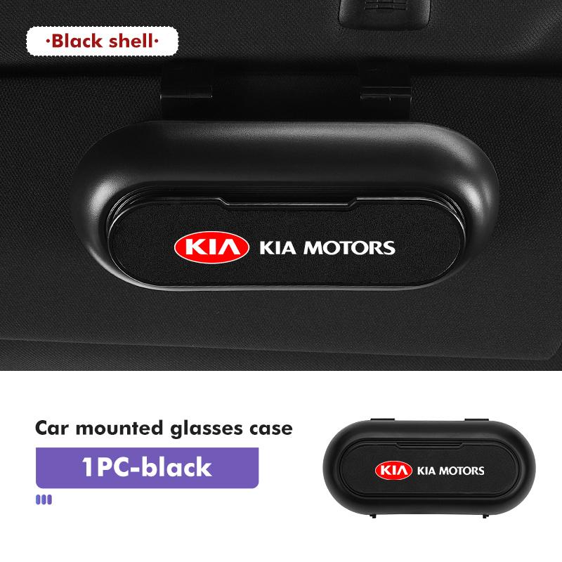 Car Portable Sun Visor Sunglasses Holder Case Glasses Boxes Interior Accessories For KIA Ceed Sportage Rio K5 K2 Optima Cerato drlqc11