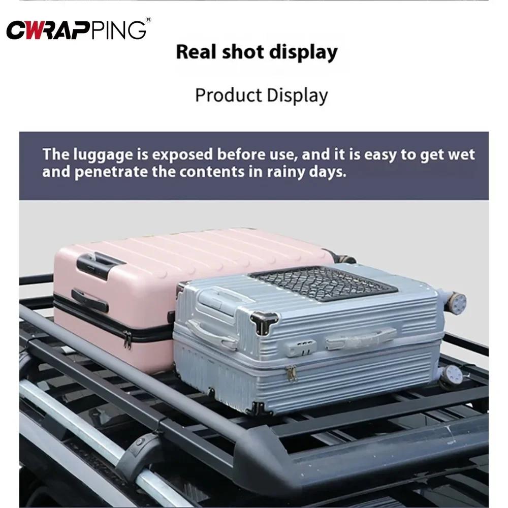 RV Car Roof Rack Cover Waterproof Roof Travel Bag Rain Cover Luggage Covers for Off-Road Motorhome RV Camper Van Accessories