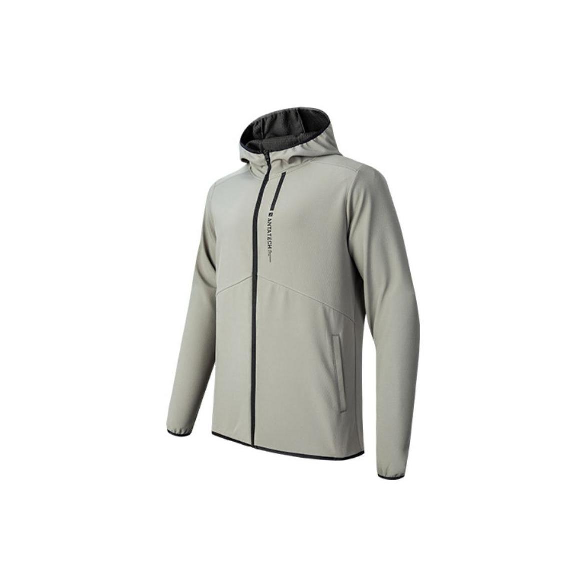 Anta Waterproof And Breathable Windbreaker Jacket Men s Gray 952247611-1 M