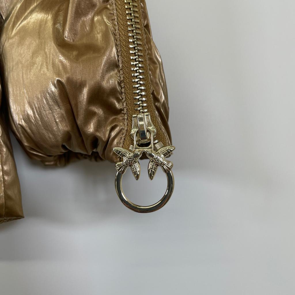 PINKO Gold padded jacket 1G15CK Jacket 36 goldUsed