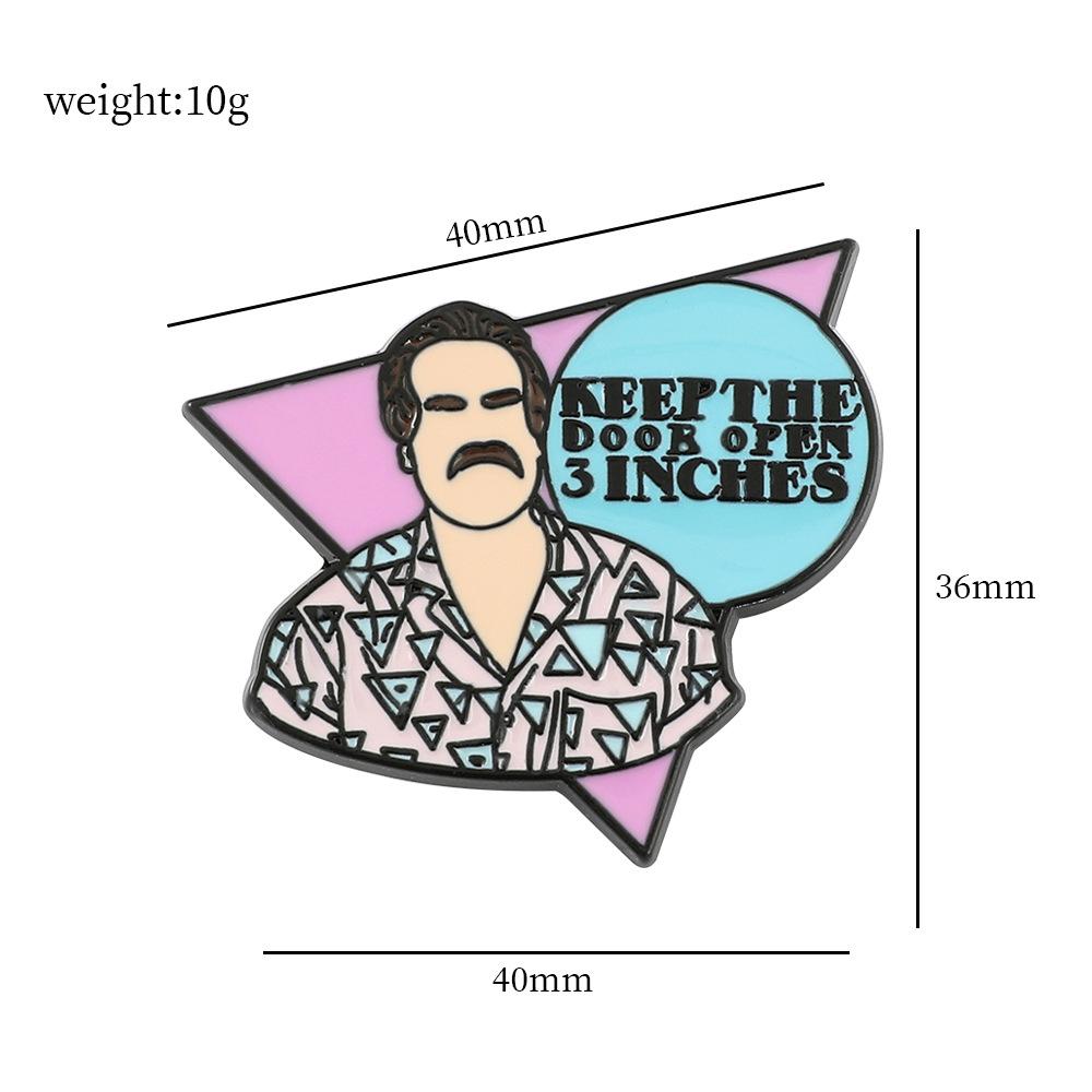 34 Odcinek Metalowa Odznaka Stranger Things Film Przygodowy Fantasy Postacie Filmowe i Telewizyjne Akcesoria Broszka ze Stopu Pin