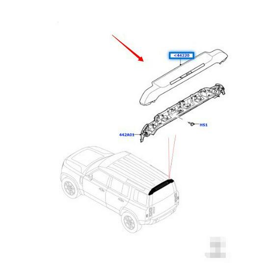 LR131685 - Spoiler for Land Rover New Defender 2020 Model