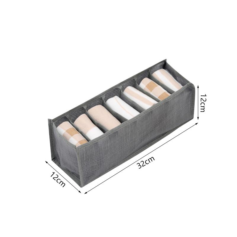 Fabric Bedroom Closet Organizer Pants T-shirt Baby Drawers Organizer Boxes Save Clothes Separator Wardrobe Storage Organization
