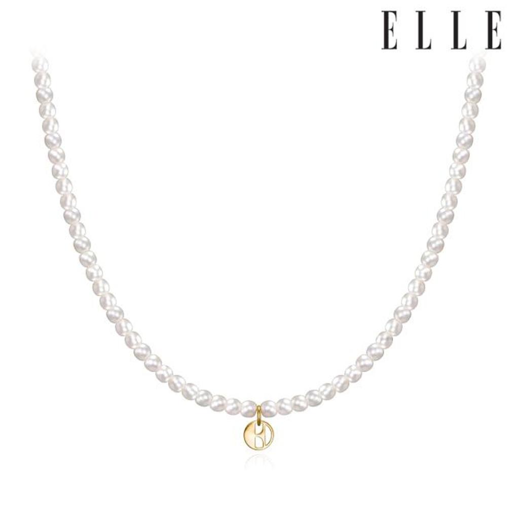 [ELLE Jewelry] Simple Signature Pearl Bead Necklace ELBRNN227