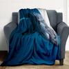 Great White Shark Flannel Blanket Throw Blanket Soft Warm Sofa Bed Camping Home Decor Unique Christmas Gift C926209
