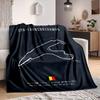 1Pc Spafrancorchamps Circuit Map Blanket Soft And Comfortable Casual Warm Camping Travel Christmas Halloween Xmas Gift M928136
