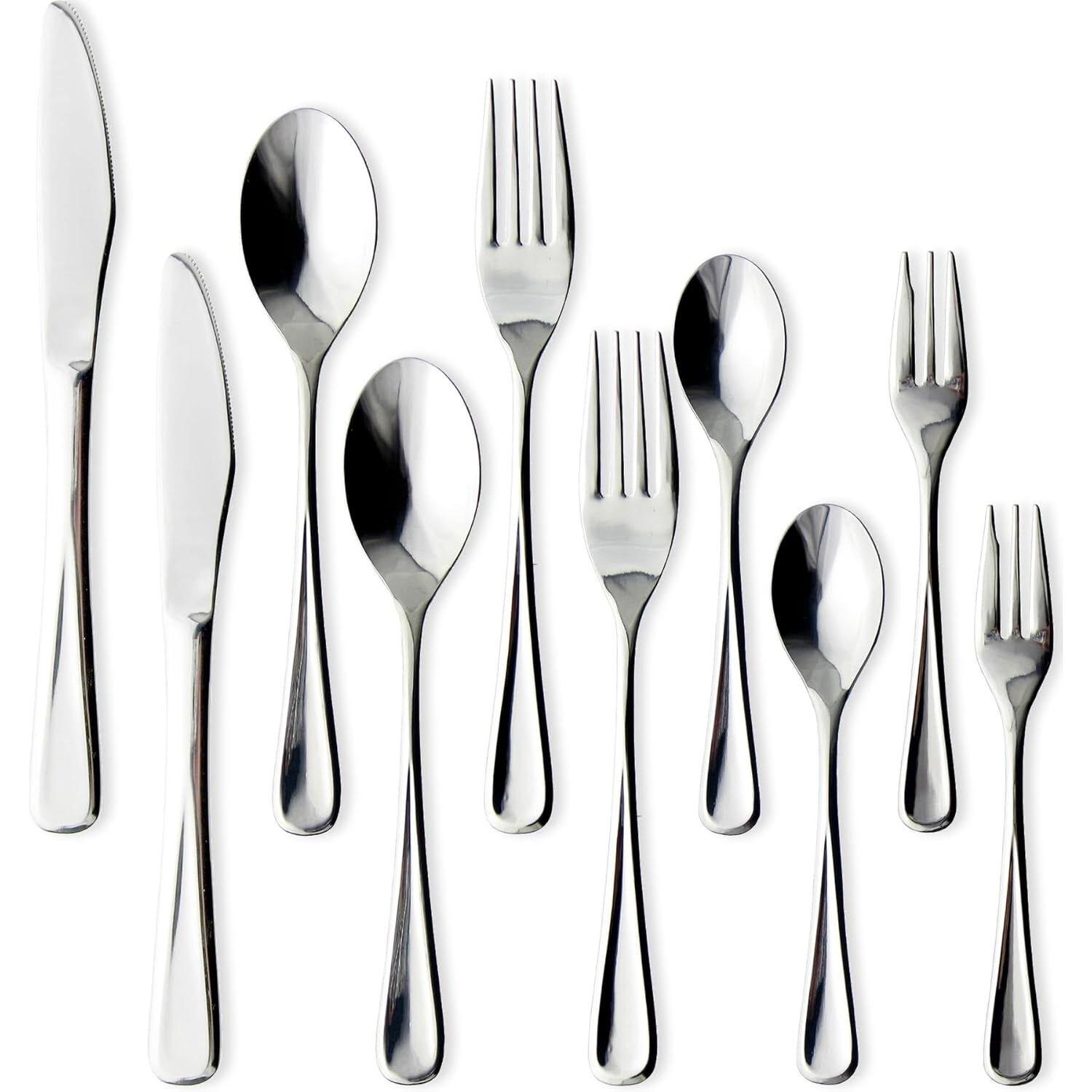

Nagao Hiyoko Dinner Cutlery Set 10 Pieces 18-8 Stainless Steel Made Japan