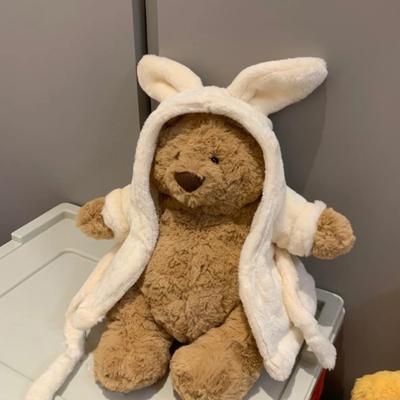 Bambola Orso Bartolomeo Simpatico Animale di Peluche Morbido Peluche Orsetto per Conforto e Gioia