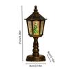 Christmas Lantern Snow Globe Retro Snow Globe Light Retro Christmas Lantern Ornament For Outdoors Window Table Windowsill Porch