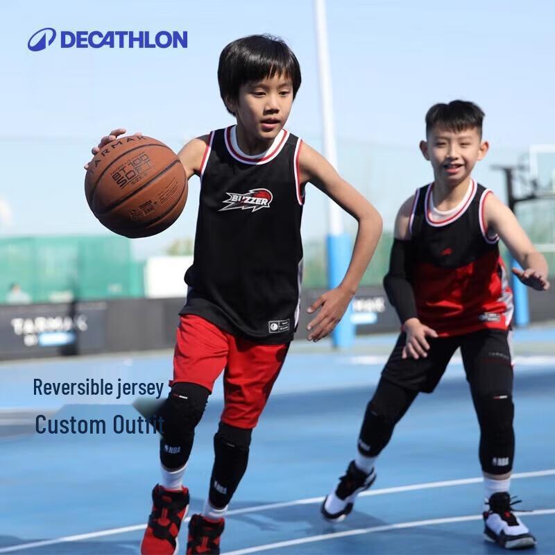 Двусторонняя быстросохнущая баскетбольная майка для детей от Decathlon 151-160cm (Age 14)