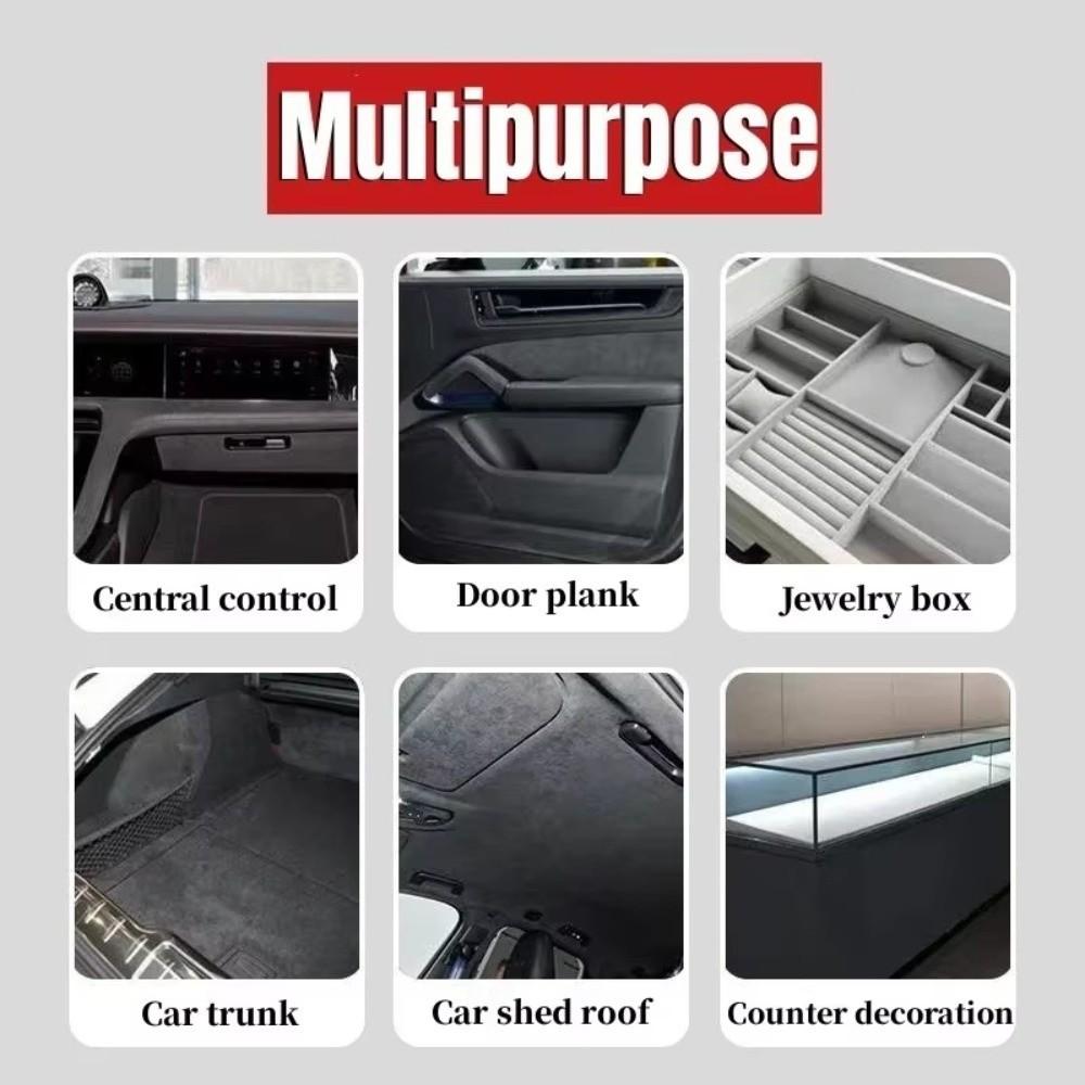 Self Adhesive Suede Fabric Car Felt Cloth Self-adhesive Carpet 20x30cm/20X70cm/20x140cm Car Lining Carpet