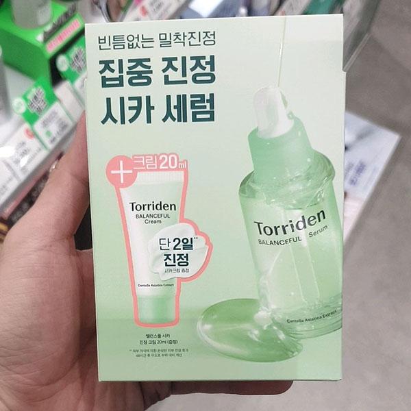Torriden Balanceful Cica Soothing Serum 50ml + Cream 20ml