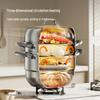 MAXCOOK 316L Stainless Steel 2-Layer Steamer