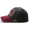 Cotton Vintage Baseball Cap With Adjustable Strap For Casual Wear