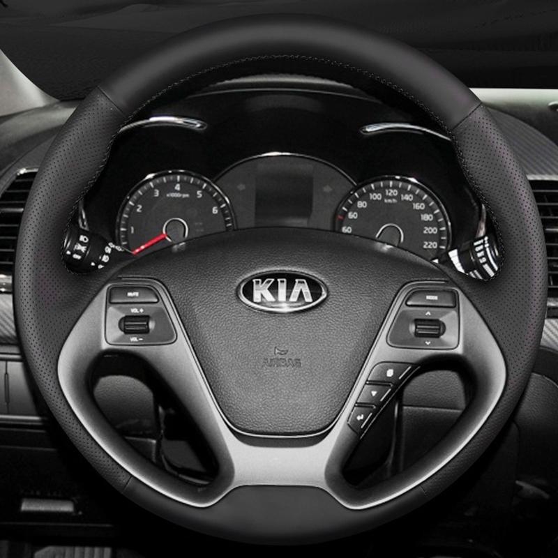 Steering Wheel Cover Leather 100% Fit