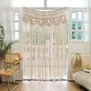Handmade Woven Cotton Rope Tapestry Door Curtain: Nordic Bohemian Style for Home Decor