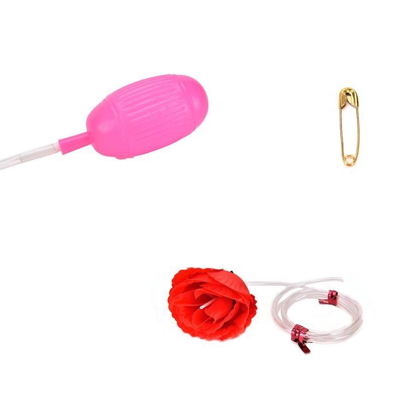 Water Squirt Rose Clown Flower Magic Trick Joke Funny Prank Kids Prankster Prop