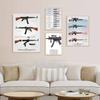 Classic Game CS GO Poster Aesthetic Retro White Paper Ussr Posters Hotel Bar Cafe Home Decor Living Room Decoration Prints Wall Art Painting