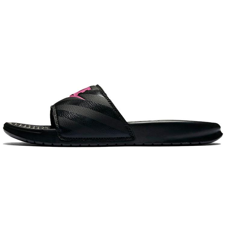 (WMNS) Nike Benassi JDI Black Vivid Pink Women s 343881-061 EU 38