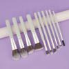 New Product 10 Makeup Brush Set, Loose Powder Brush, Flame Brush, Grooming Brush, Flat Head Foundation Brush, Eye Brush, Makeup Tool Now