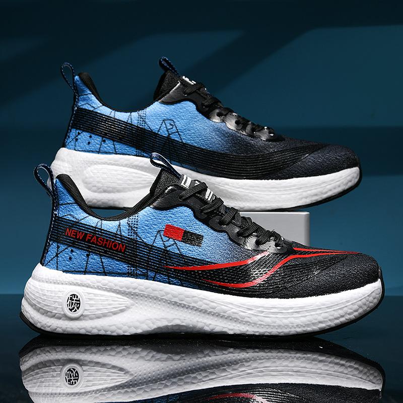 

2025 Foreign Trade Red Rabbit Running Shoes Men s Hollow Breathable Casual Shoes Men s Running Shoes Lightweight Men s Shoes Sports Shoes Tide 45 темно-зеленого