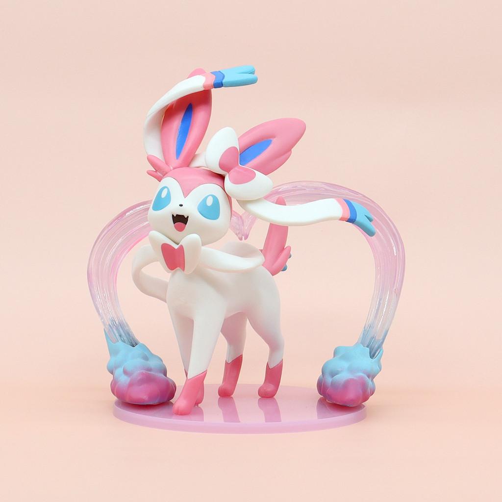 Sylveon Figure Moon Cartoon Animals Model Ornament Xmas Gift Garnish