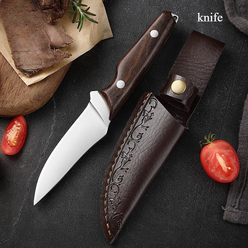 Kitchen Knife Household Hand Forged Sharp Meat Cleaver Small Cooking Knife Stainless Steel Barbecue Knives