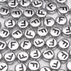 50Pcs Acrylic English Letter Beads For DIY Necklace Bracelet Earrings Jewelry Making Craft Accessories
