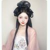 Headdress Chinese Ancient Wig Synthetic Hanfu Wig Headband Integrated Hair Bun